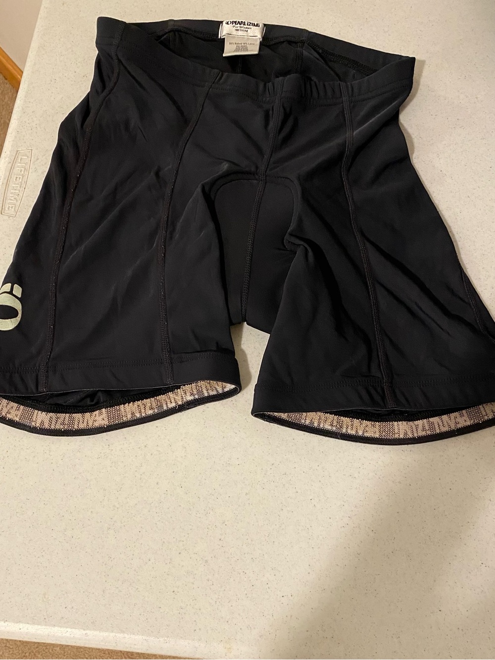 Pearl Izumi Women’s Black Padded Cycling Shorts Size M Vintage Made in U